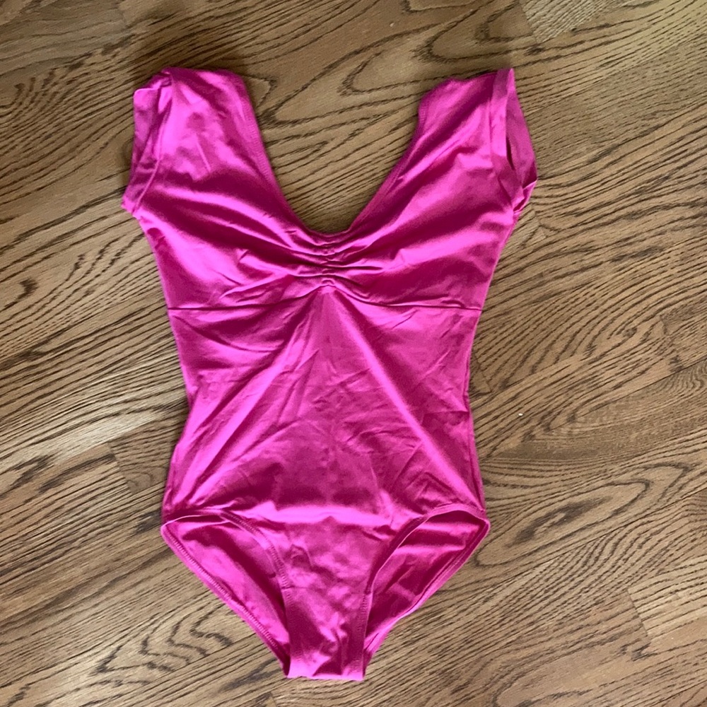 Pink Cap sleeve Gaynor Minden Leotard